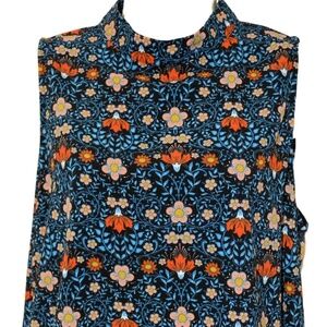 ATMOSTPHERE Floral & Black Layered Blouse Top